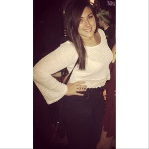 PacSun ✨ Sheer Sweater Crop